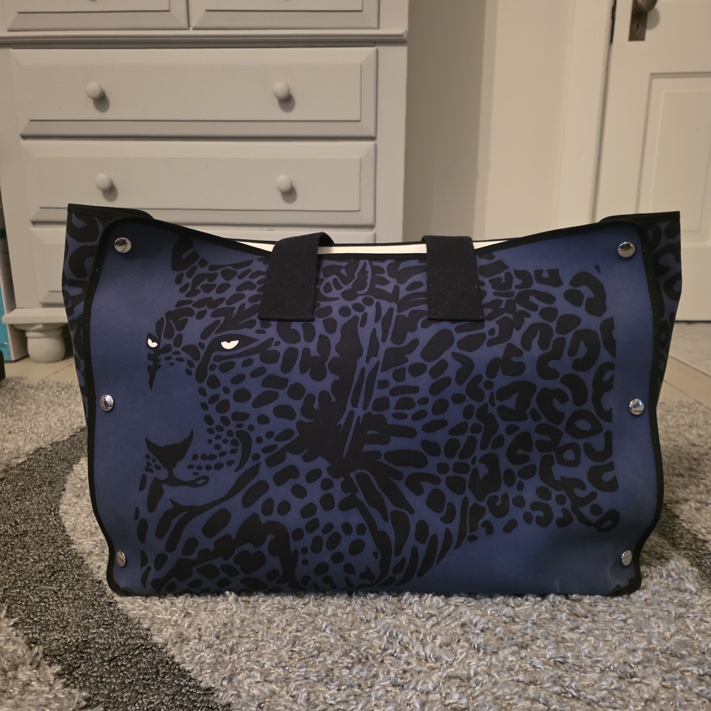 Authentic HERMES Leopard Large Canvas Tote! - Picture 2 of 13